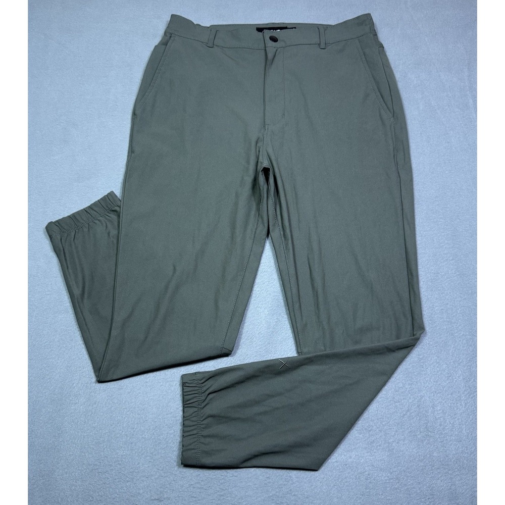 Cuts Clothing Pants Mens L 32x28 AO Pullon Performance Jogger Tapered Olive
